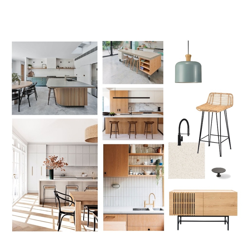 Japandi Kitchen Mood Board by stephanient on Style Sourcebook