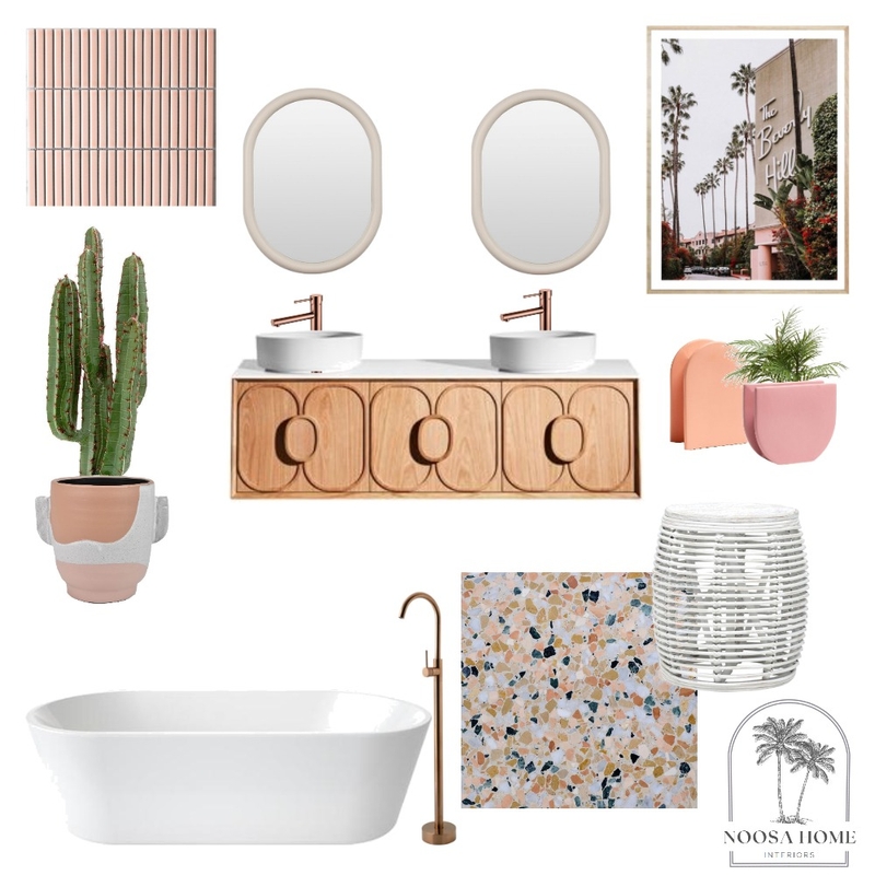 Peach & Pink Mood Board by Noosa Home Interiors on Style Sourcebook