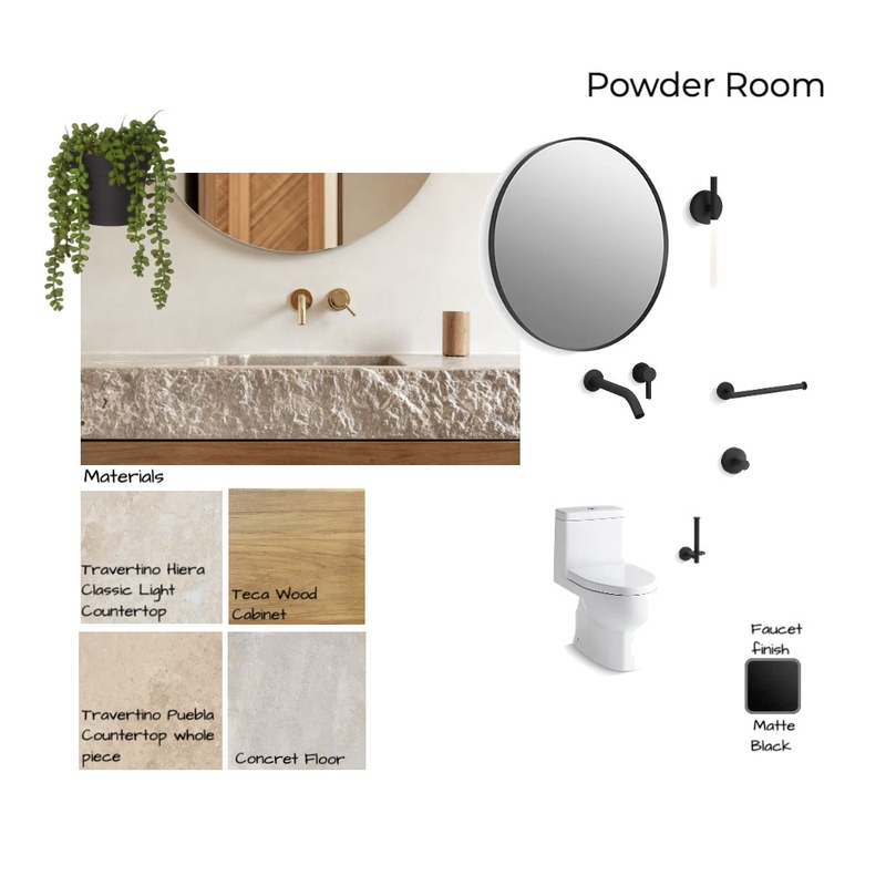 24E Powder Room.3 Mood Board by Noelia Sanchez on Style Sourcebook