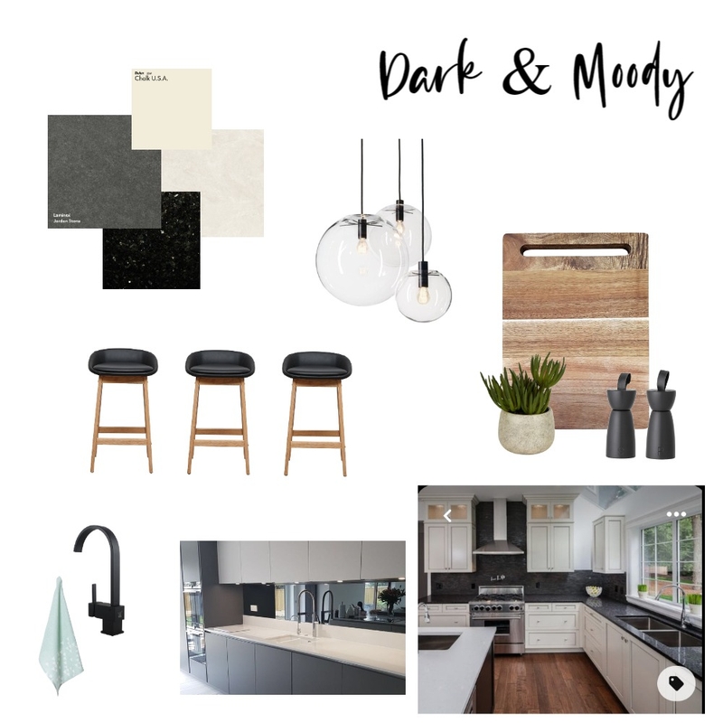 Dark Mood Board by Katie Allnutt on Style Sourcebook
