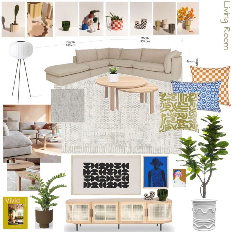 Hyaesil Living Dining Option 1 Mood Board by bronteskaines on Style Sourcebook