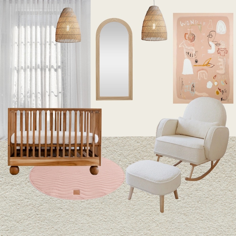 Blush Nursery Mood Board by SuzH on Style Sourcebook