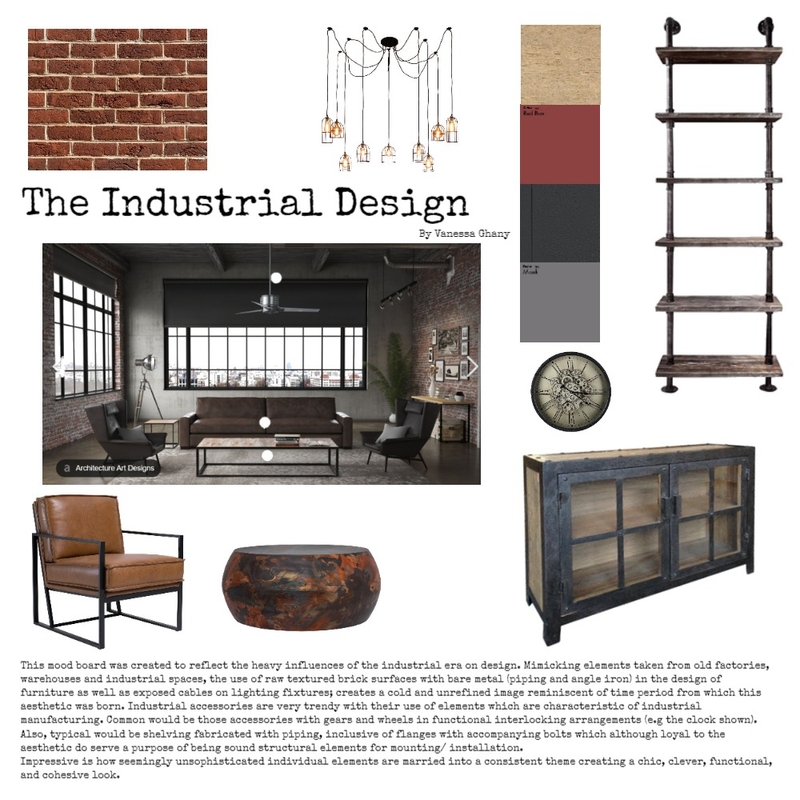 Industrial Mood Board by VFGInteriors on Style Sourcebook