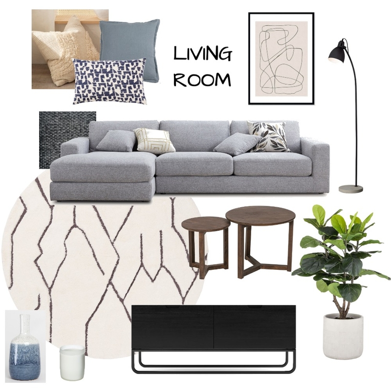 Leaf Court- Living Room Mood Board by KUTATA Interior Styling on Style Sourcebook