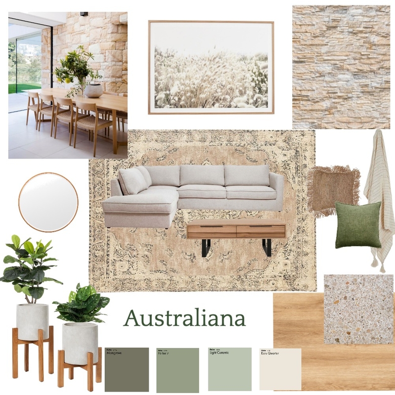 Australiana Mood Board by Justine Cleary on Style Sourcebook