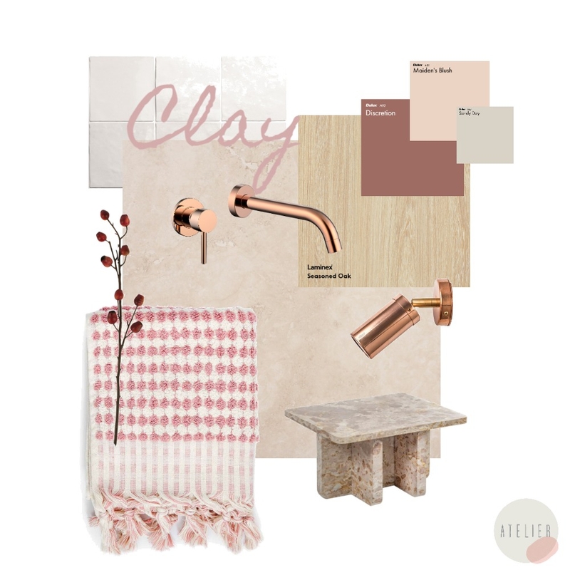 CLAY Mood Board by ATELIER INTERIOR DESIGN STUDIO on Style Sourcebook