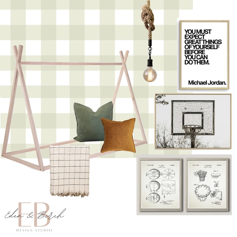 Charlie's Bedroom Mood Board by Eden & Birch Design Studio on Style Sourcebook