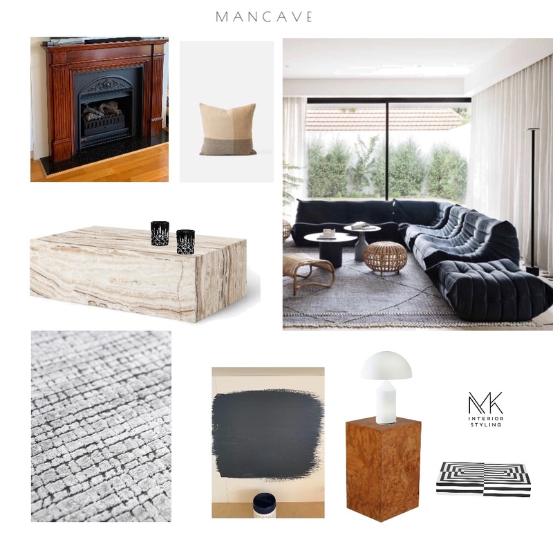 M a n c a v e Mood Board by Mkinteriorstyling@gmail.com on Style Sourcebook