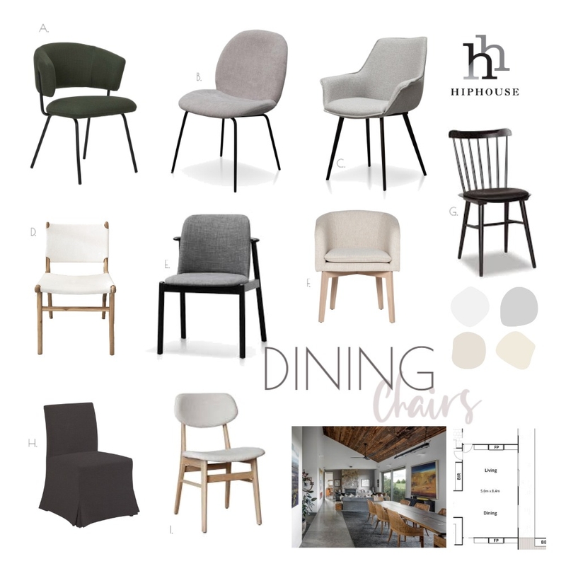 Dining Chair Options Mood Board by Allie_ on Style Sourcebook