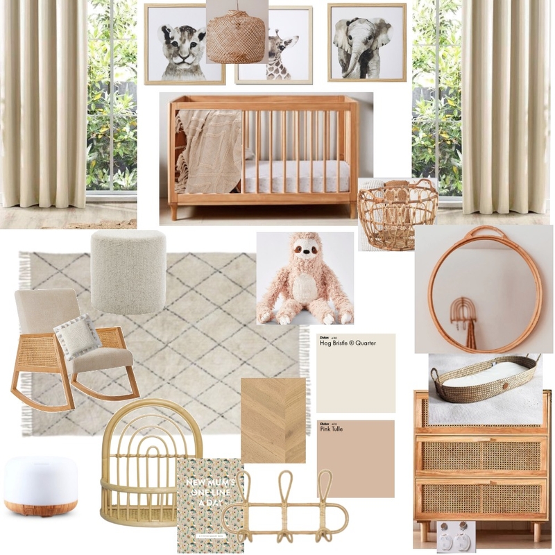 Newborn Nursery Mood Board by Bella Ciarrocchi on Style Sourcebook