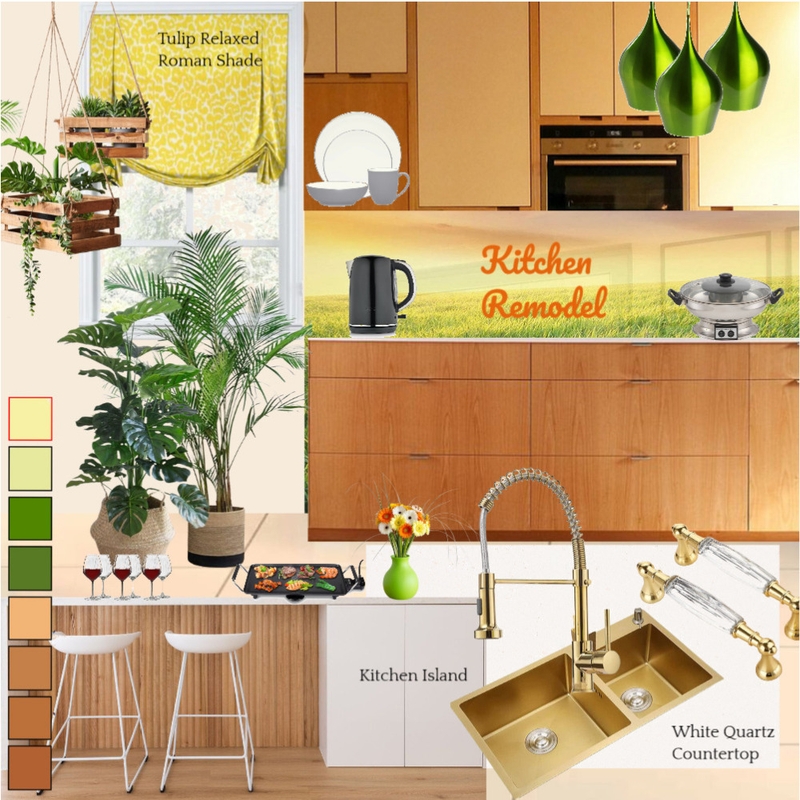 Kitchen Sample Board Mood Board by Naomi on Style Sourcebook