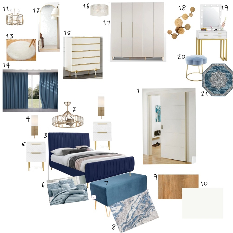 Bedroom Mood Board by Shajulu on Style Sourcebook