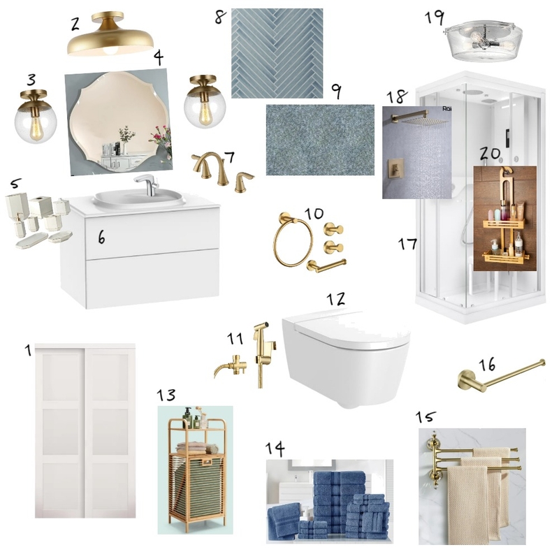 Bathroom Mood Board by Shajulu on Style Sourcebook