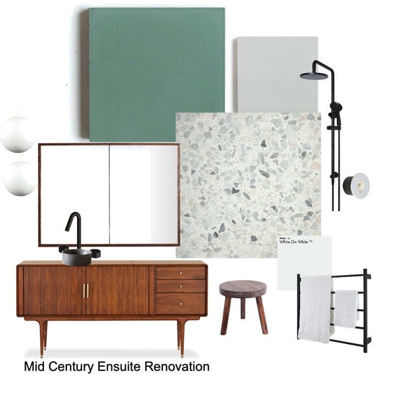 Mid Century Ensuite Renovation Mood Board by Viki on Style Sourcebook