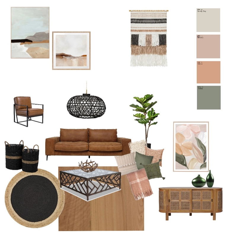 Modern Boho Mood Board by joancamp on Style Sourcebook