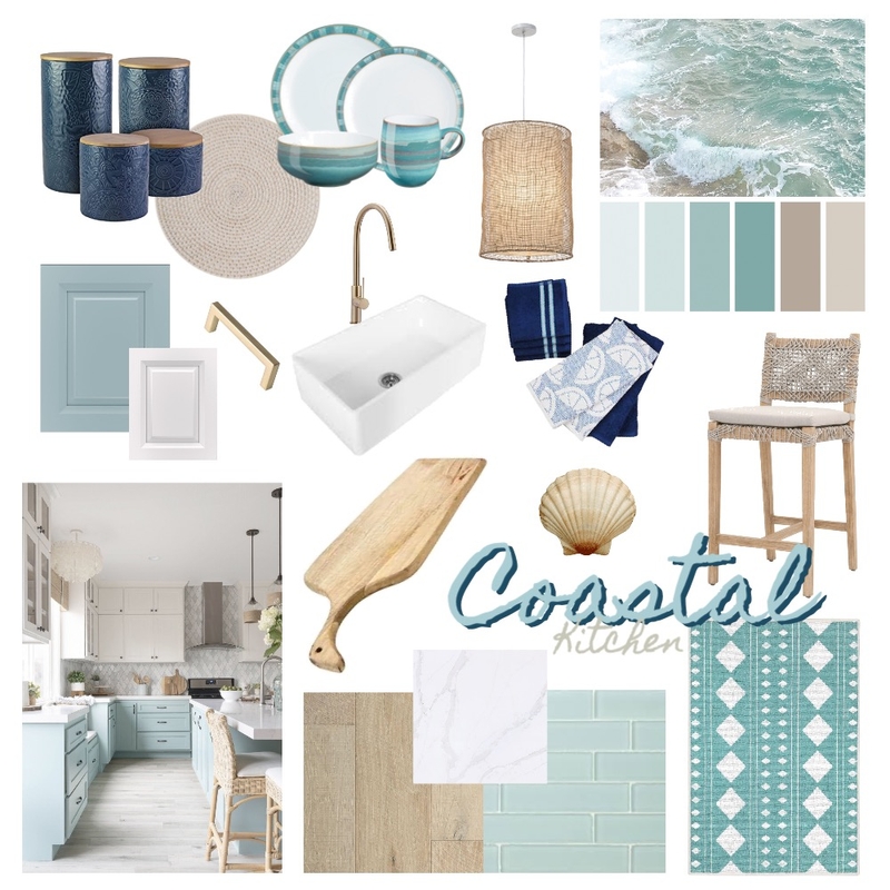 Coastal Kitchen Mood Board by katielunn on Style Sourcebook