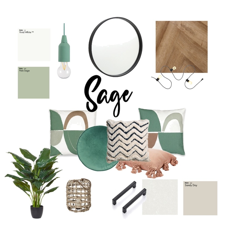 Sage Mood Board by mymoderndollshouse on Style Sourcebook