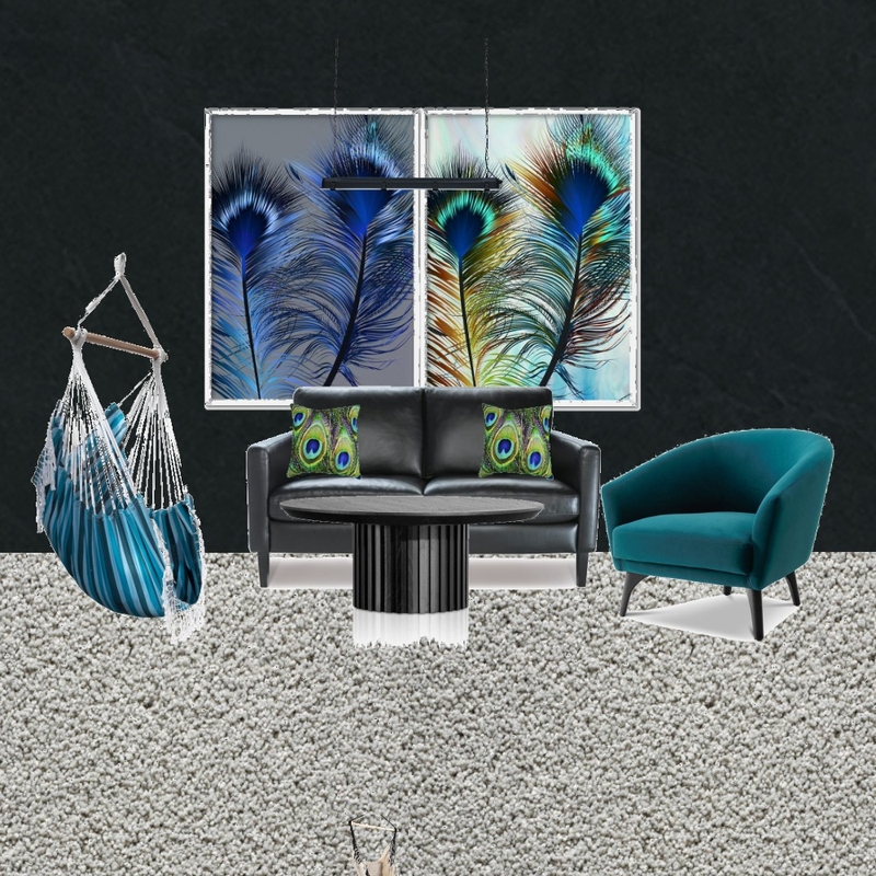 peacock Mood Board by Cookie on Style Sourcebook