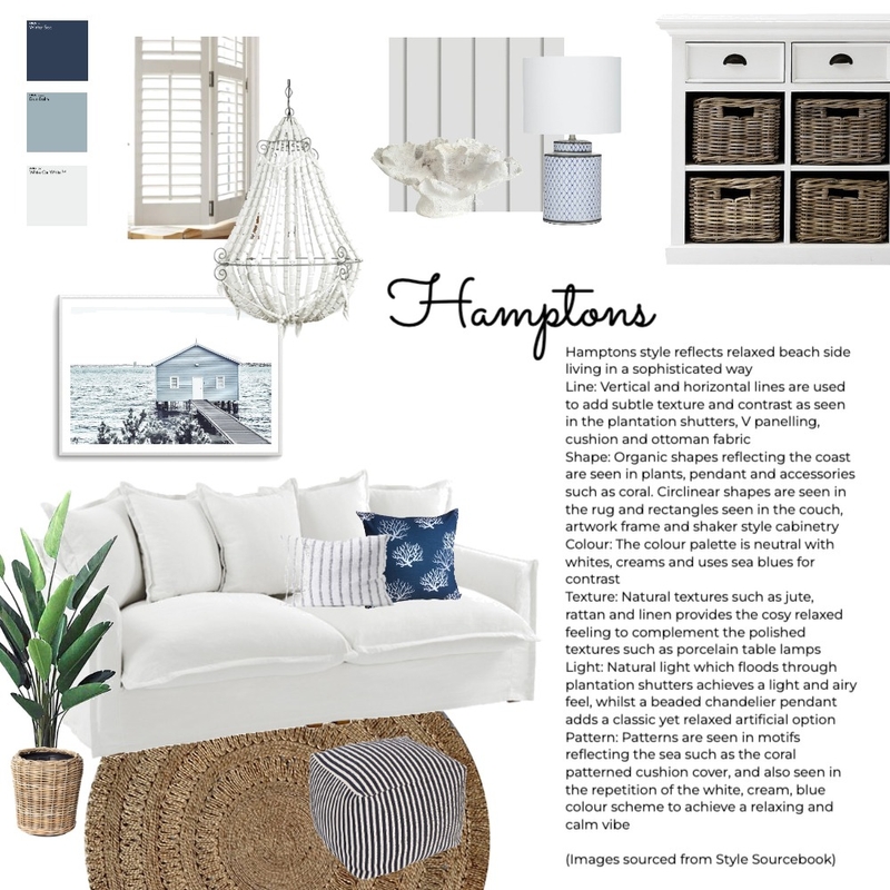 hamptons Mood Board by Elisewarner on Style Sourcebook