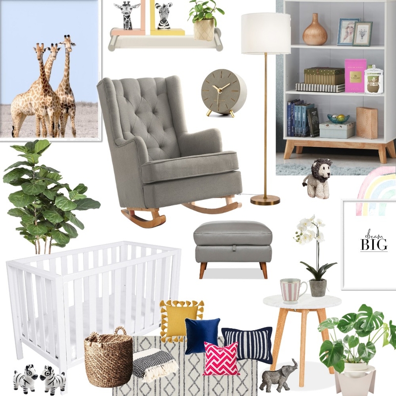 Colourful Nursery Mood Board by AmyAhfy on Style Sourcebook