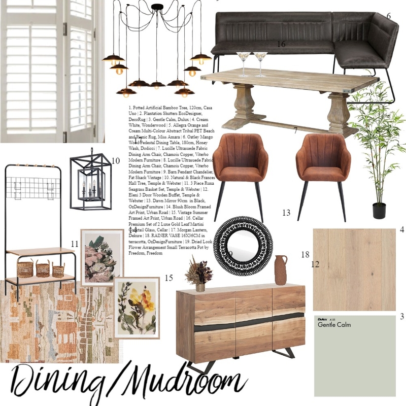 dining room Mood Board by alessiat on Style Sourcebook