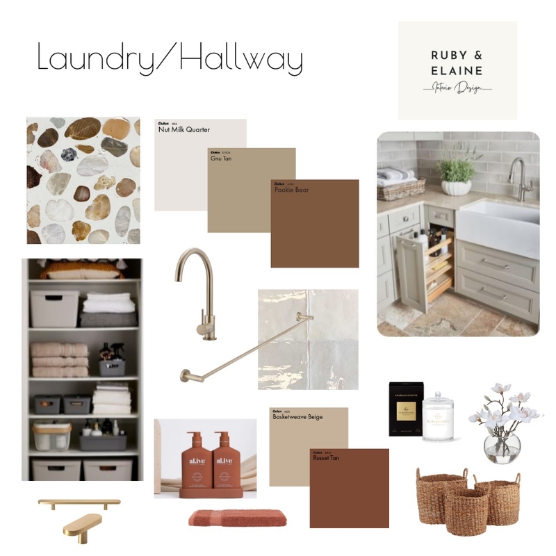 Laundry/Hallway Mood Board by Elaine2186 on Style Sourcebook