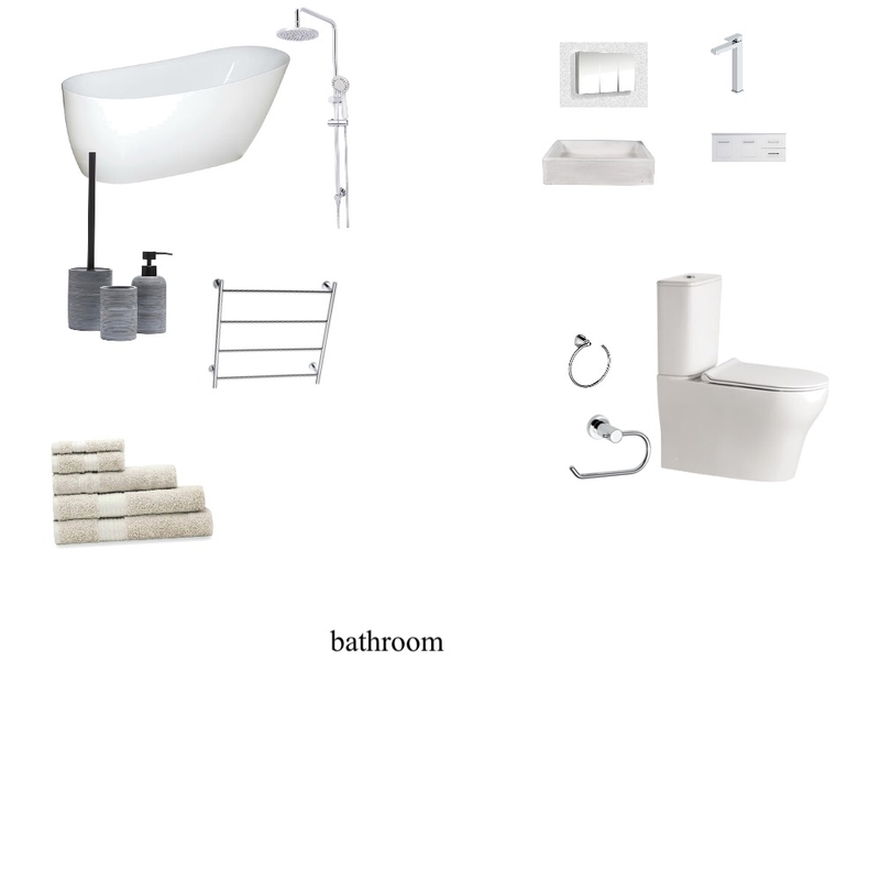 Sample board bathroom Mood Board by Anna An on Style Sourcebook