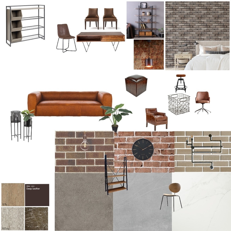 industrial Mood Board by Samara on Style Sourcebook