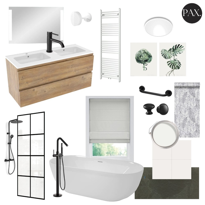 MVC Bathroom Reno Sample Board Mood Board by PAX Interior Design on Style Sourcebook