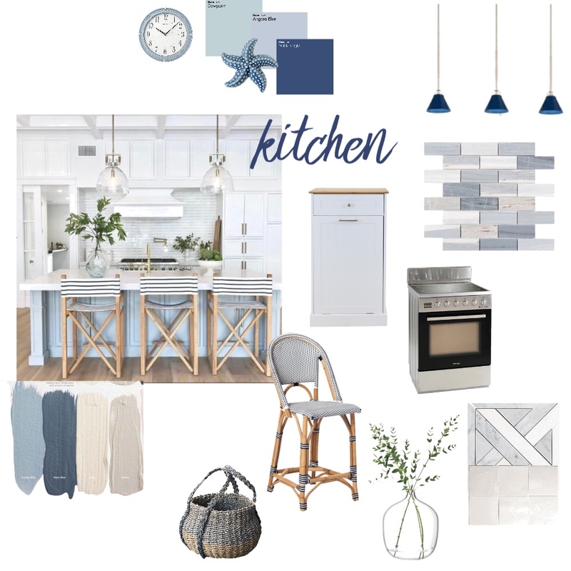 coastal style kitchen Mood Board by temuco99 on Style Sourcebook