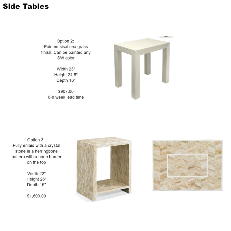 Side Table - K Rutz 2 Mood Board by Intelligent Designs on Style Sourcebook