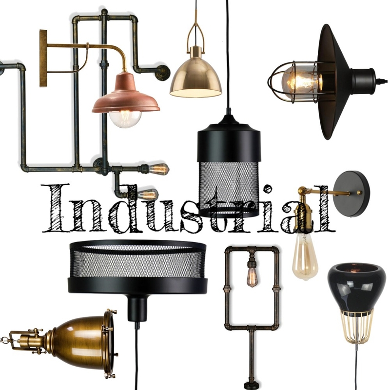 Industrial Lighting Mood Board by LaraFernz on Style Sourcebook