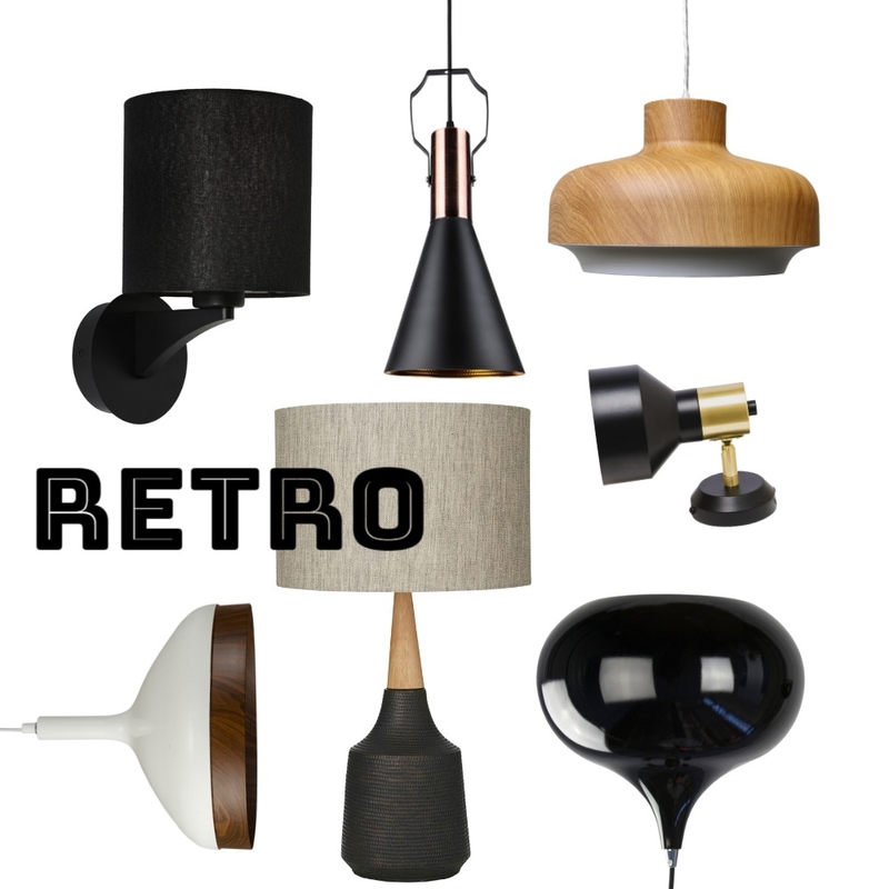 Retro Lighting Neutrals Mood Board by LaraFernz on Style Sourcebook