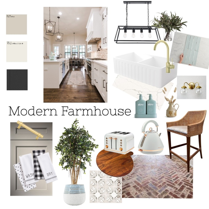 Modern Farmhouse Mood Board by KylieW on Style Sourcebook