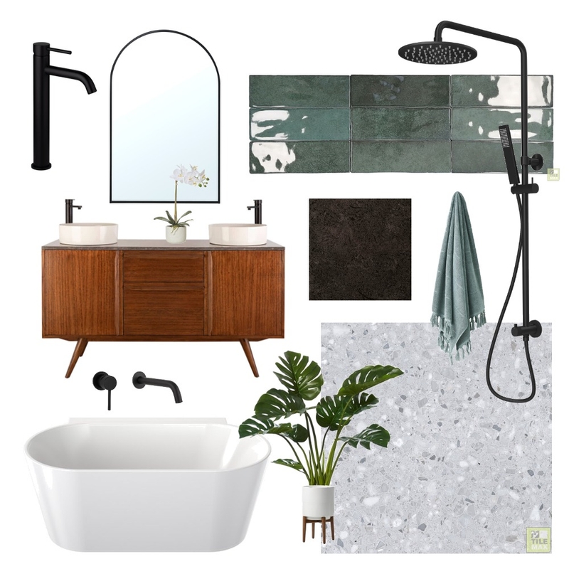 Robertson Main Bathroom Mood Board by Maven Interior Design on Style Sourcebook