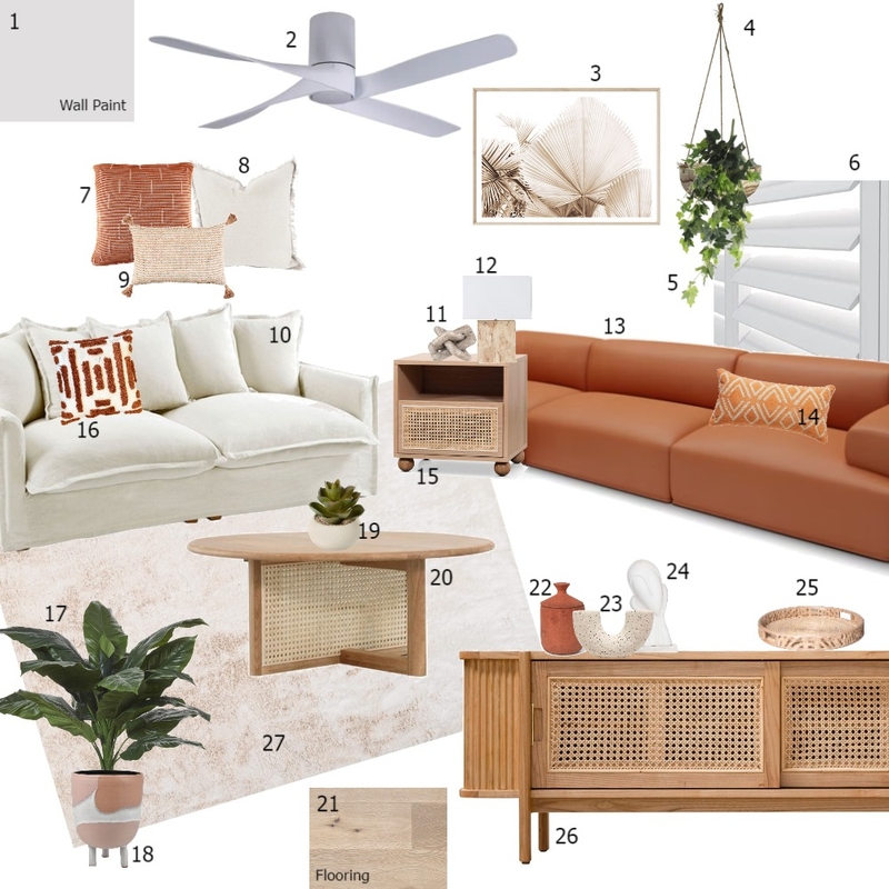 Living Sample Board Mood Board by AJ Lawson Designs on Style Sourcebook