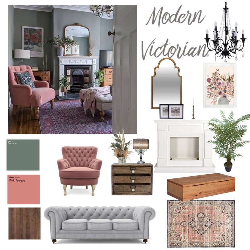 Victorian Living Room Mood Board by Little Mosquito on Style Sourcebook