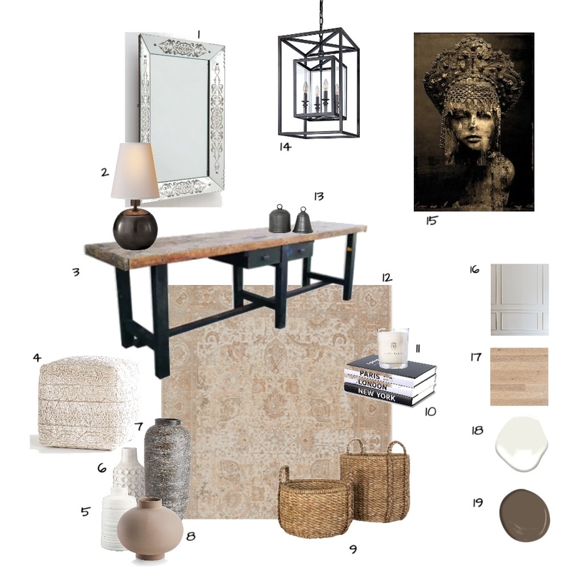 Entry Mood Board by Estelle Gay on Style Sourcebook