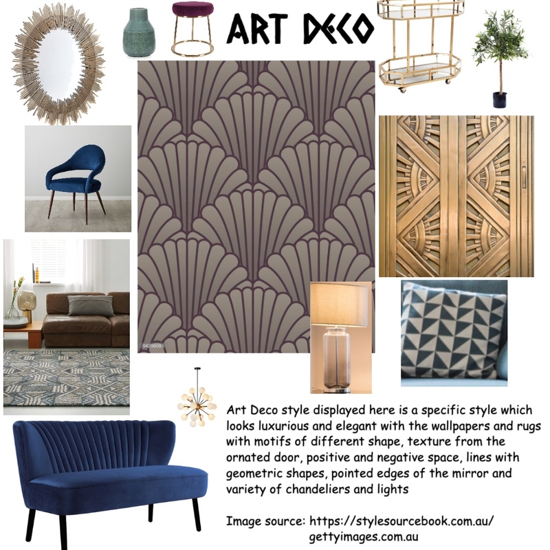 Art Deco MoodBoard Mood Board by rajmoduga on Style Sourcebook