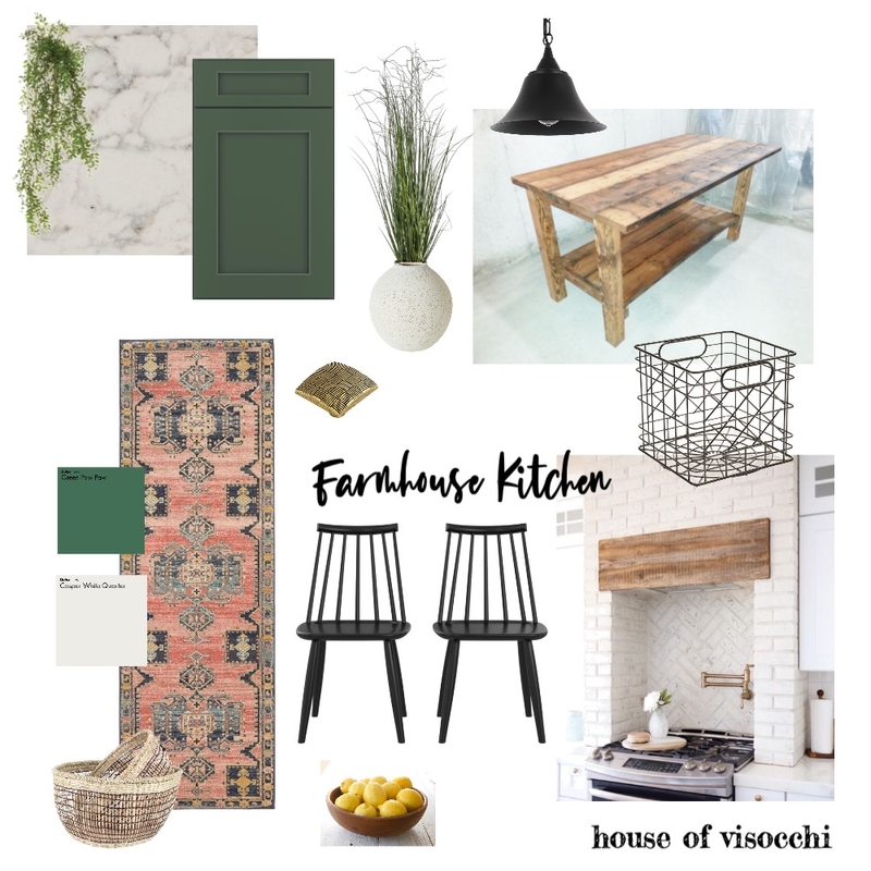 Farmhouse Kitchen Mood Board by House of Visocchi on Style Sourcebook