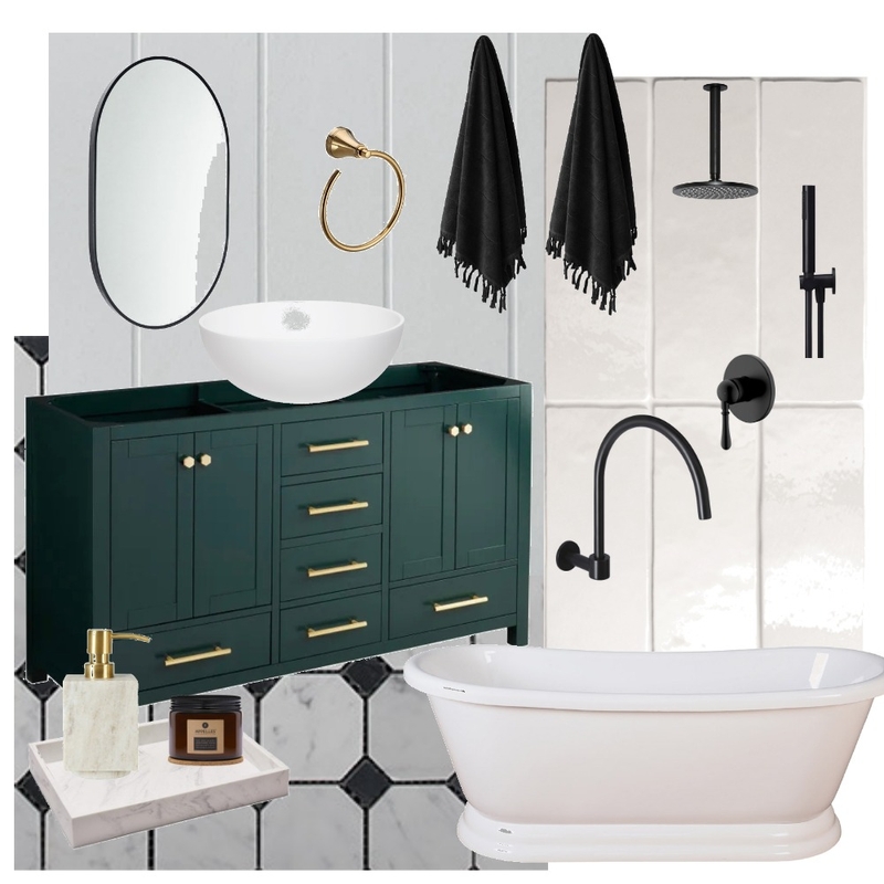 Bathroom mood Emerald Mood Board by drummondandparkerdesign on Style Sourcebook