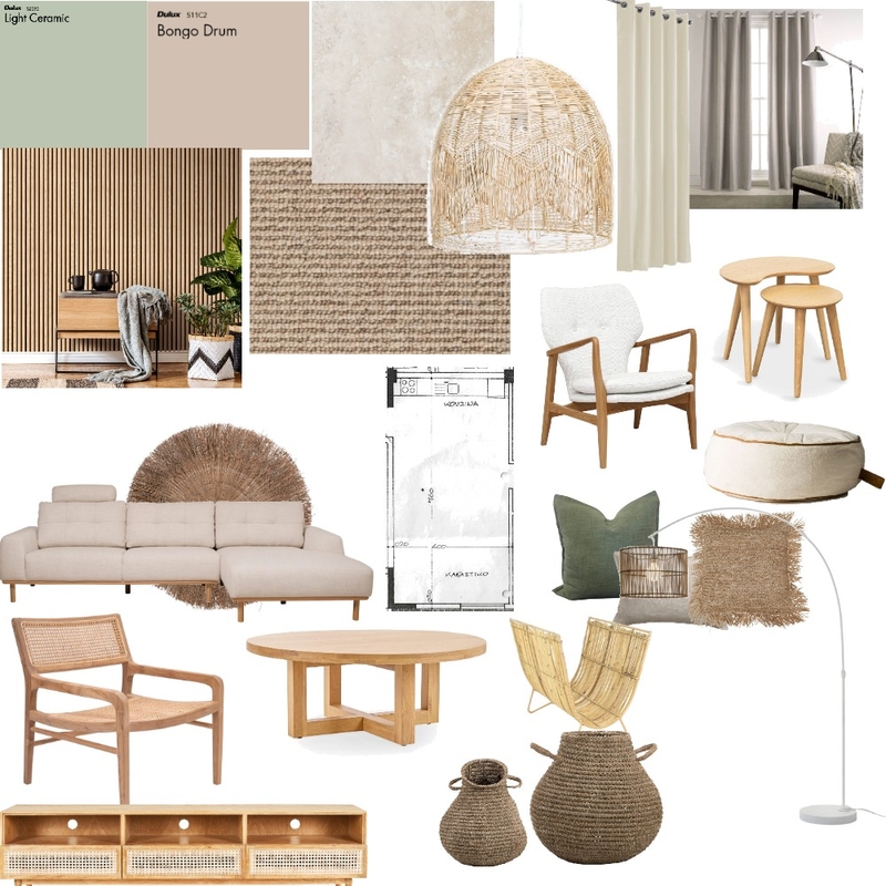 Living Room Mood Board by sidosido on Style Sourcebook