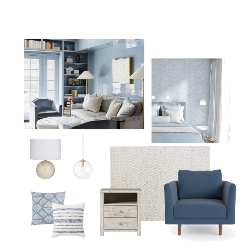 Blue Monochromatic Mood Board by MrBuzzolini on Style Sourcebook