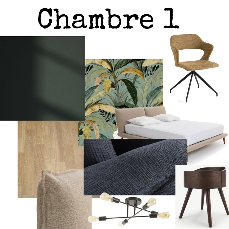 Chambre 1 Villejuif Mood Board by efescou on Style Sourcebook