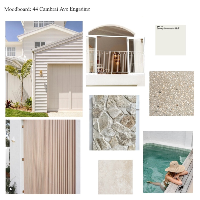 44 Cambrai Ave Engadine Facade Moodboard Mood Board by aliceandloan on Style Sourcebook