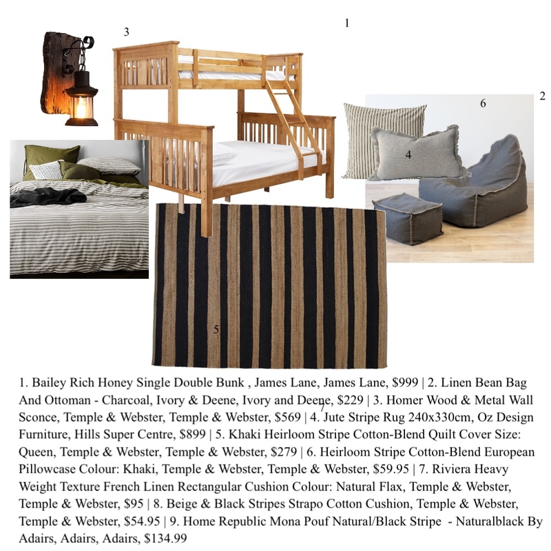 Alta Bunk Beds Conceptual Mood Board by gbmarston69 on Style Sourcebook