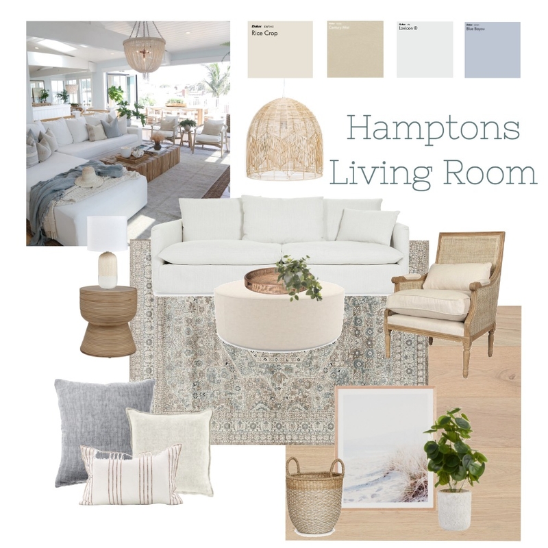 Hamptoms Mood Board by ckahnrose on Style Sourcebook