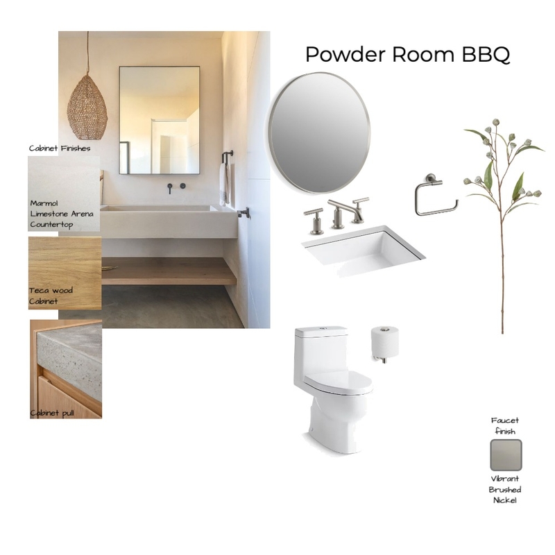 Powder Bathroom BBQ Mood Board by Noelia Sanchez on Style Sourcebook