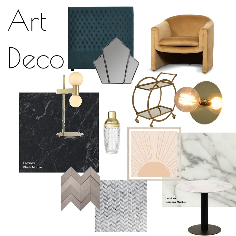 Art Deco Mood Board by eloisesmith on Style Sourcebook