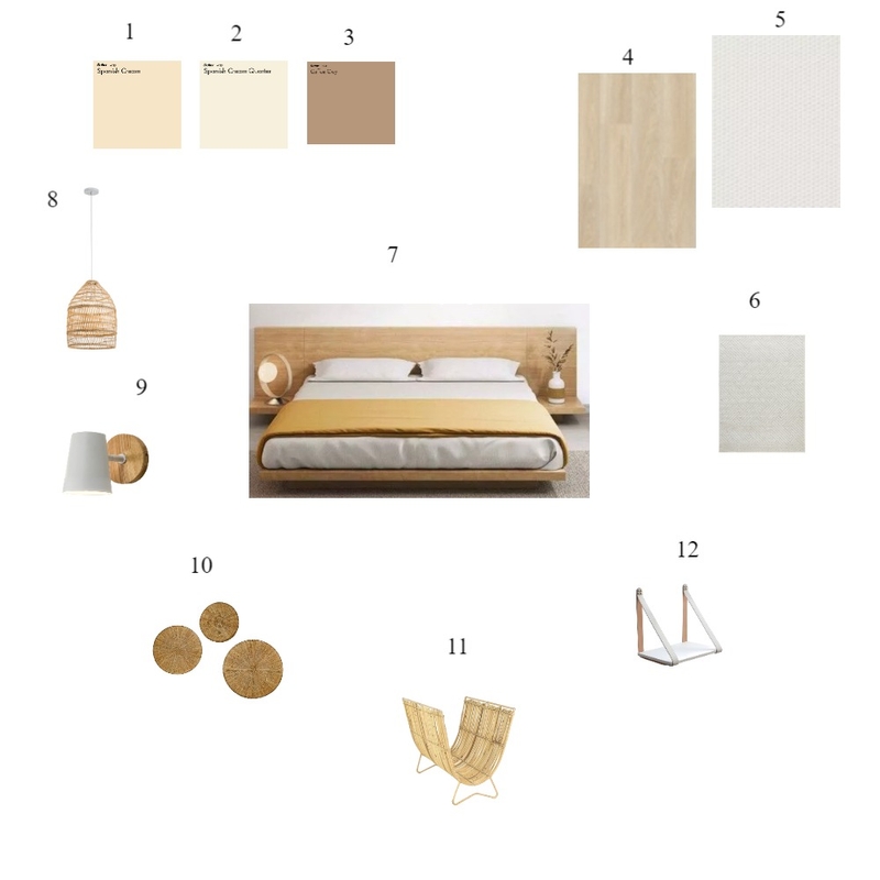 Japandi bedroom Mood Board by perlin on Style Sourcebook